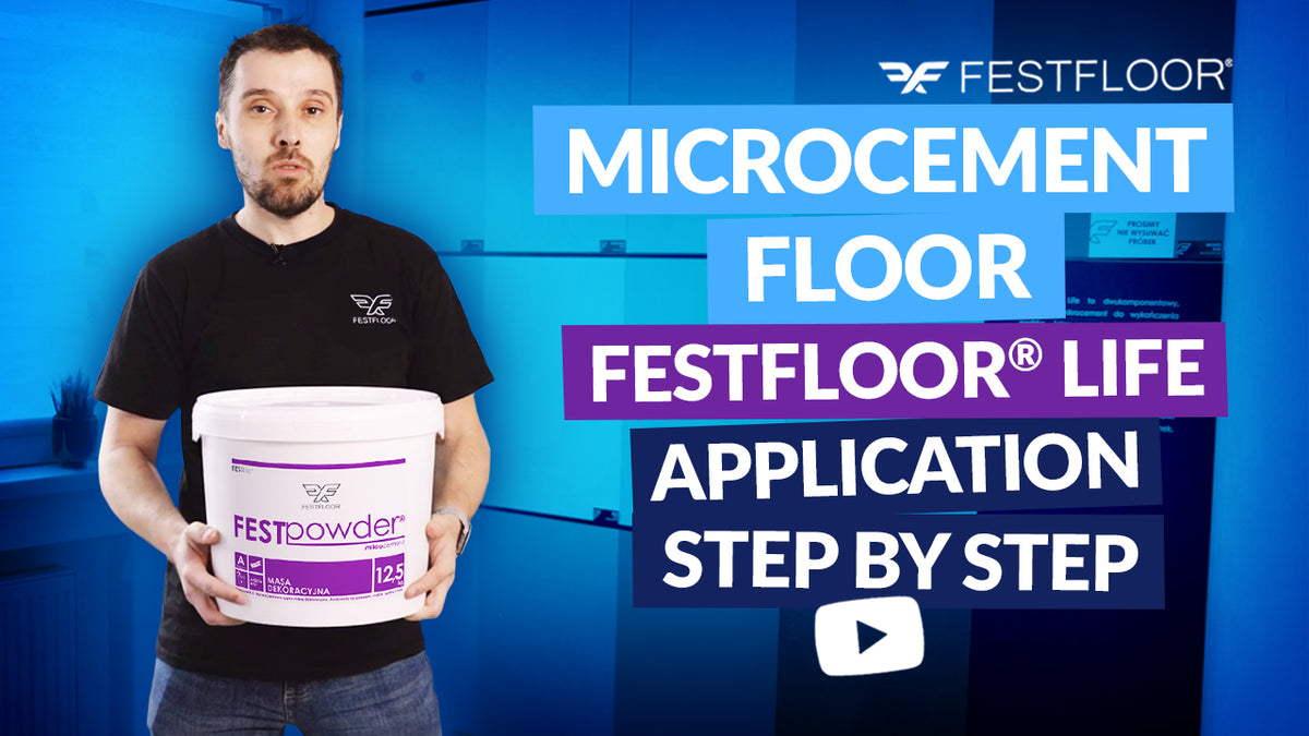 Mikrocementni pod korak po korak | Kako nanijeti Festfloor Life