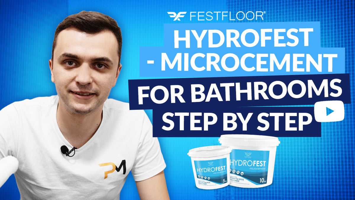 HydroFest: vodootporni mikrocement za kupaonice – kako ga nanijeti?