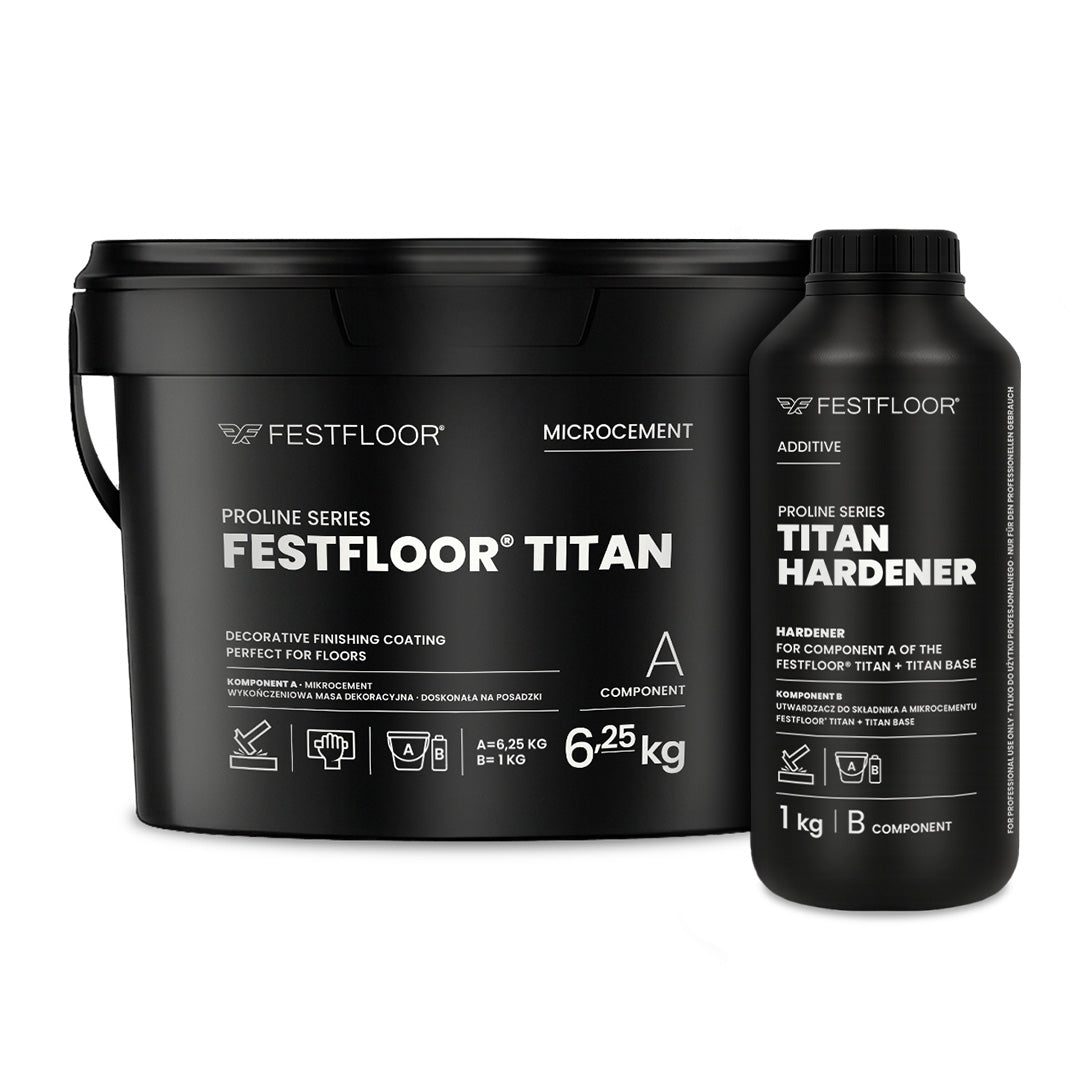 Komplet mikrocementa za podove FESTFLOOR TITAN - 10m²