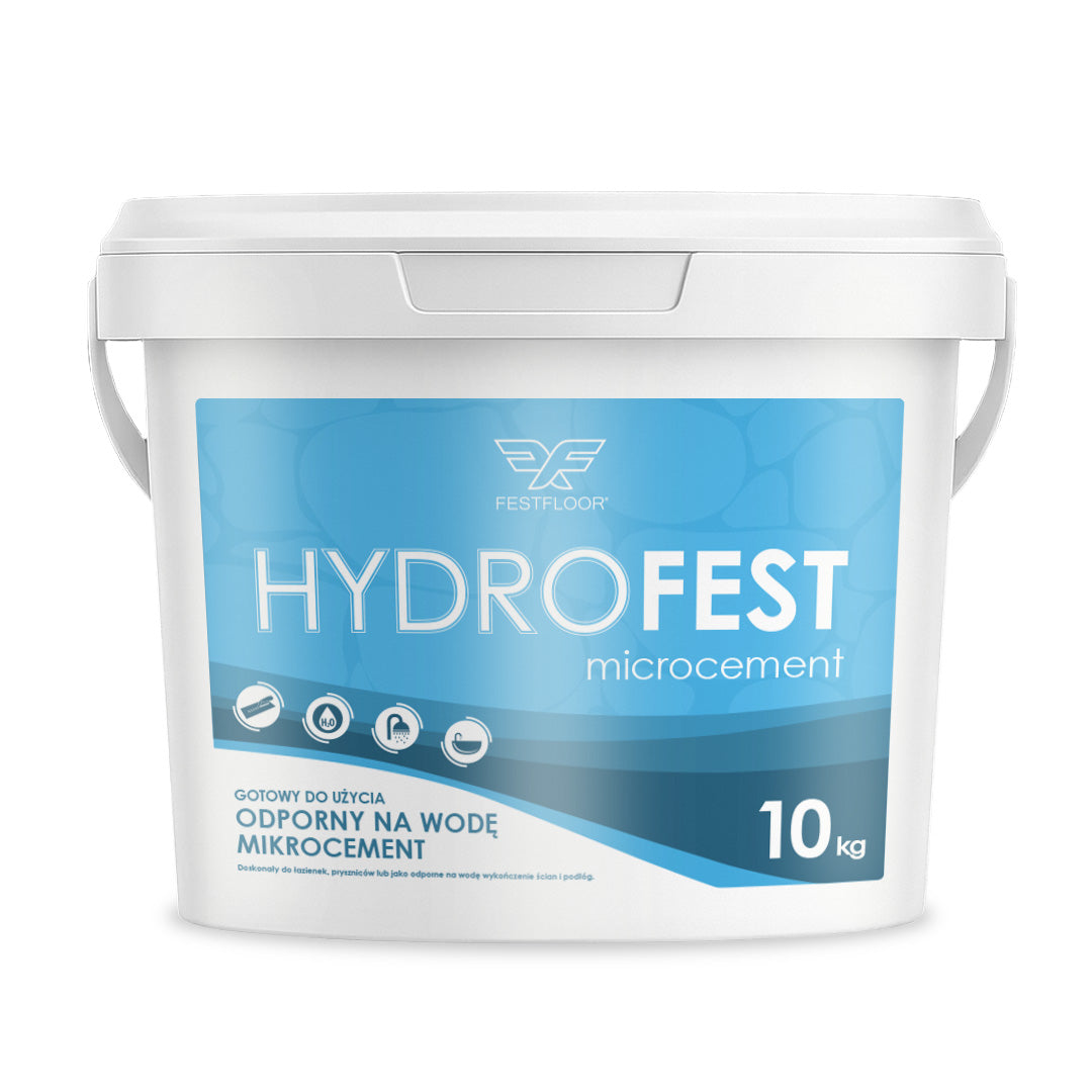 Set mikrocementa za zidove s pločicama u kupaonici HYDROFEST - 10m²