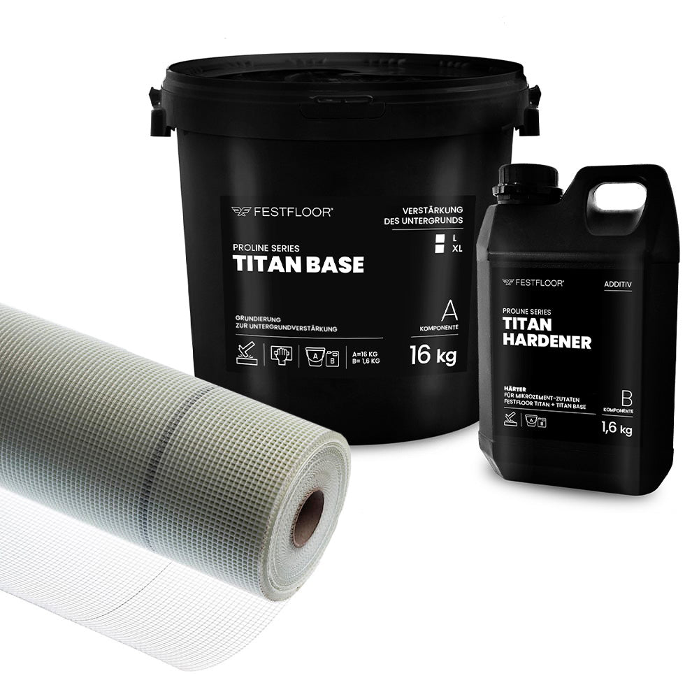 Komplet mikrocementa za podove FESTFLOOR TITAN - 10m²